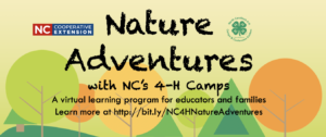 Cover photo for Nature Adventures With NC 4-H Camps!