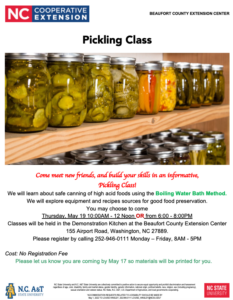 Cover photo for Pickling Class