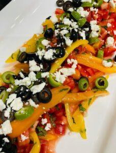 Tomato and Pepper Salad with Lime