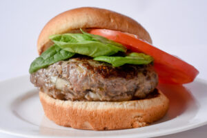 Mushroom-Beef Burger 