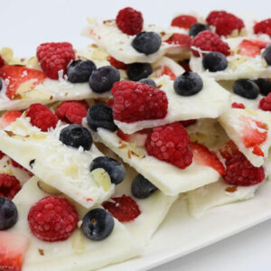 Yogurt Bark With Berries