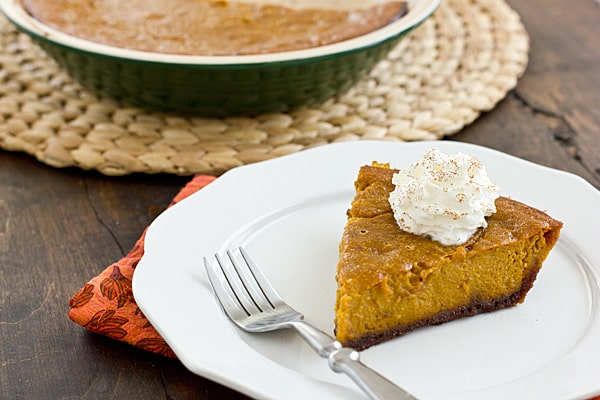 Best "Light" Pumpkin Pie