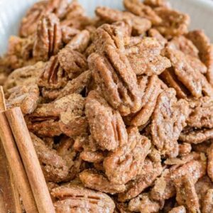 Roasted Pecans with Cinnamon Sugar